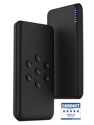 YOOLOX 16k - 2nd Generation - Wireless Powerbank - 16000 mAh, 18W Fast Charge, USB C, kabelloses Laden kompatibel mit iPhone, Samsung, Google Pixel