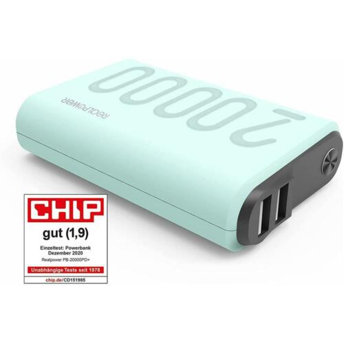 Realpower PB-20000 PD+ Nutopia Rapid Charge Powerbank Power Delivery Notebook