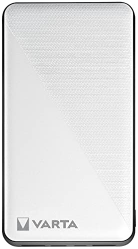 VARTA Power Bank 15000mAh, Powerbank Energy mit 4 Anschlüssen (1x Micro USB, 2x USB A, 1x USB C), kompatibel mit Tablets & Smartphone, inkl. Micro USB Ladekabel