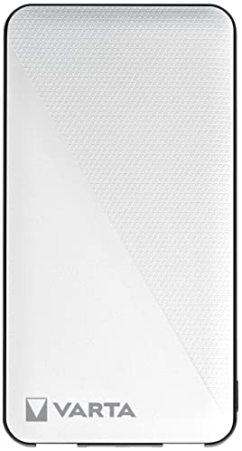 VARTA Power Bank 5000mAh, Powerbank Energy mit 4 Anschlüssen (1x Micro USB, 2x USB A, 1x USB C), kompatibel mit Tablets & Smartphone, inkl. Micro USB Ladekabel