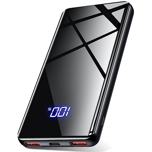 Lazci Power Bank, 22,5W Powerbank 20000mAh mit USB-C Input & Output, PD 3.0 QC 4.0 Externer Handyakkus, Kompatibel mit iPhone, Samsung Galaxy, iPad und Mehr - Schwarz