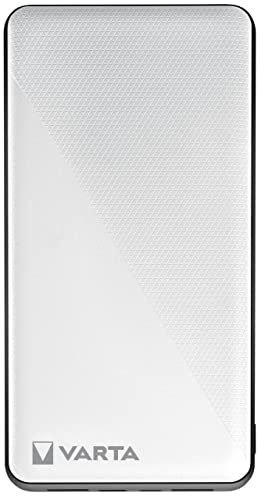VARTA Power Bank 20000mAh, Powerbank Energy mit 4 Anschlüssen (1x Micro USB, 2x USB A, 1x USB C), kompatibel mit Tablets & Smartphone, inkl. Micro USB Ladekabel